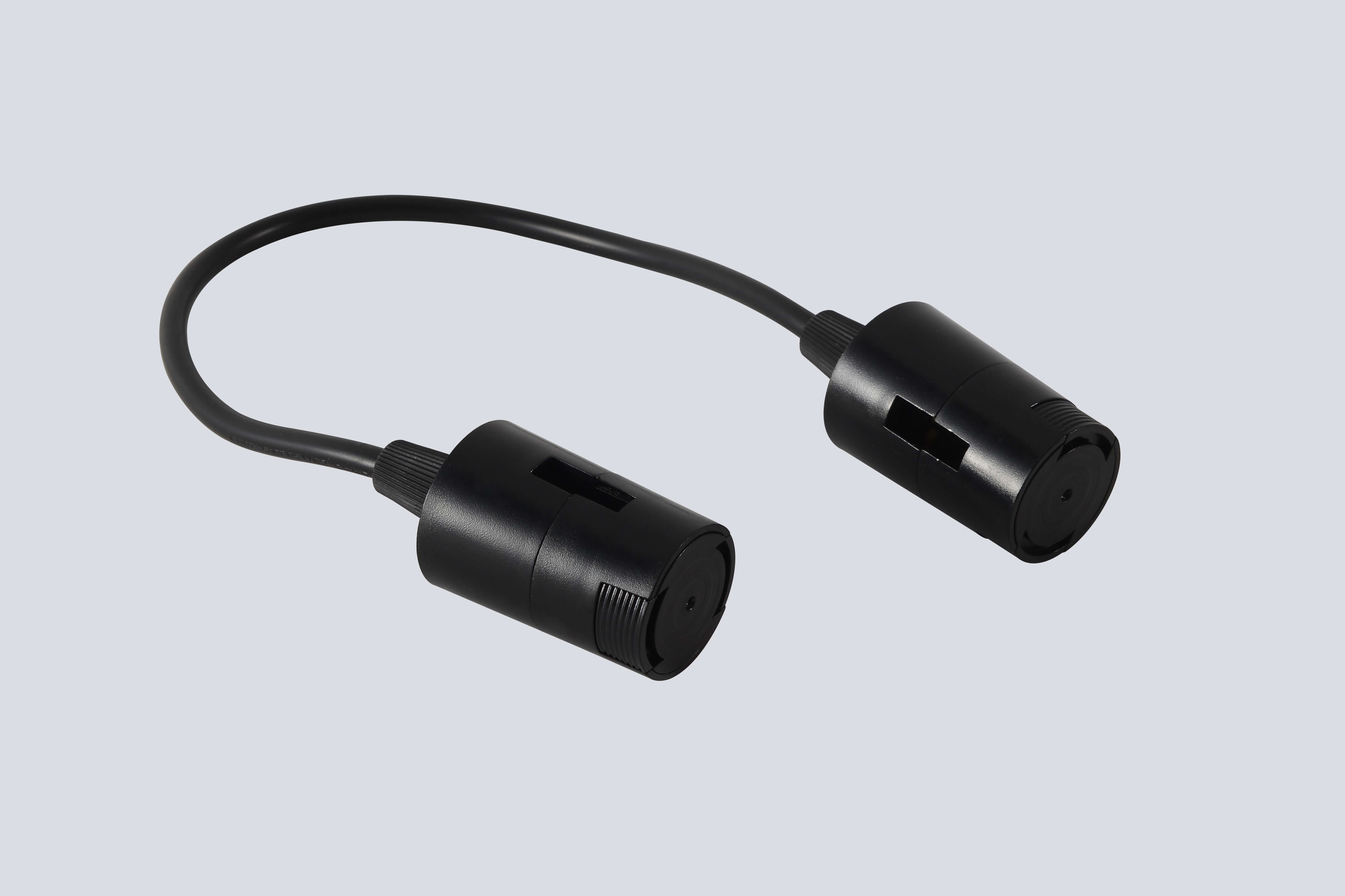 Линейный коннектор с двойным фиксатором для гибкой магнитной системы crystal lux clt 0.217 04 bl